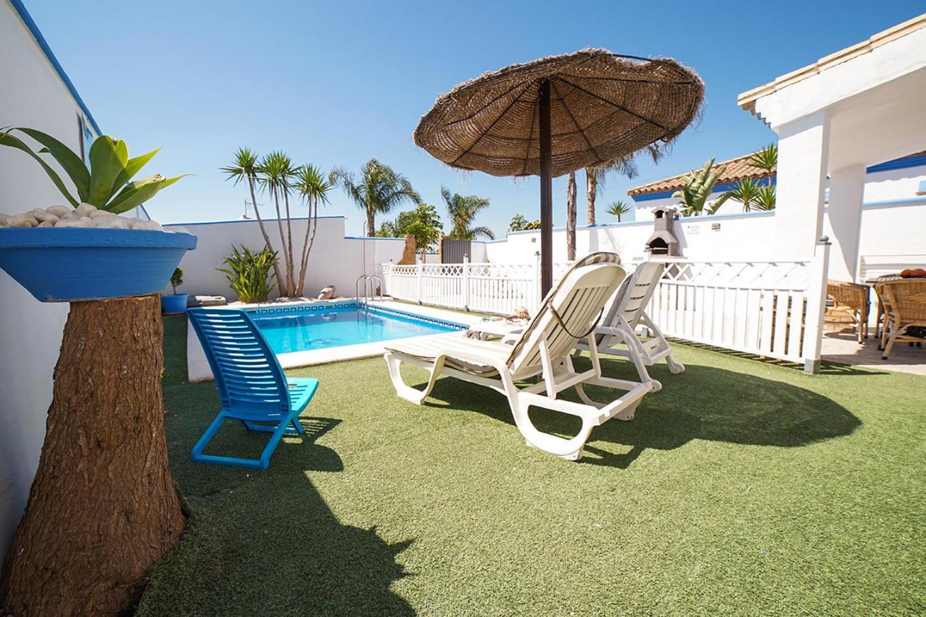 Villa Yuca Con Piscina Privada En Conil De La Frontera Buitenkant foto
